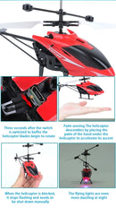 Rechargeable Mini RC Drone Remote Safe Fall-resistant RC Helicopters Drone Children Toys(No remote control battery)