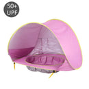 Tenda de Praia Baby Sombrinha — UPF 50+ com Piscina, Abre Sozinha em 3 Segundos