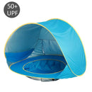 Tenda de Praia Baby Sombrinha — UPF 50+ com Piscina, Abre Sozinha em 3 Segundos