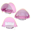 Tenda de Praia Baby Sombrinha — UPF 50+ com Piscina, Abre Sozinha em 3 Segundos