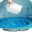 Tenda de Praia Baby Sombrinha — UPF 50+ com Piscina, Abre Sozinha em 3 Segundos
