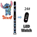 Disney Digital Kids' Watches Anime Figures Stitch LED Luminous Watch Touch Waterproof Electronic Sports Watch Kids Birthday Gift