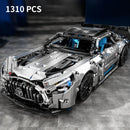 Blocos Carro de Corrida TurboBrick — 1310 Peças em Escala 1:14 para Montar