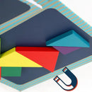Tangram Magnético FormaLinda — O Quebra-Cabeça de Madeira que Não Perde Peça
