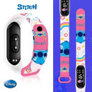 Disney Digital Kids' Watches Anime Figures Stitch LED Luminous Watch Touch Waterproof Electronic Sports Watch Kids Birthday Gift