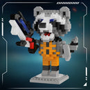 Micro Blocos Heróis HeroBrick — Bonecos Colecionáveis para Montar e Expor
