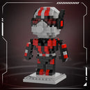Micro Blocos Heróis HeroBrick — Bonecos Colecionáveis para Montar e Expor