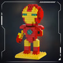 Micro Blocos Heróis HeroBrick — Bonecos Colecionáveis para Montar e Expor