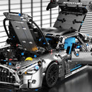 Blocos Carro de Corrida TurboBrick — 1310 Peças em Escala 1:14 para Montar