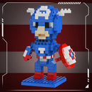 Micro Blocos Heróis HeroBrick — Bonecos Colecionáveis para Montar e Expor