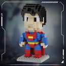Micro Blocos Heróis HeroBrick — Bonecos Colecionáveis para Montar e Expor
