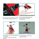 Rechargeable Mini RC Drone Remote Safe Fall-resistant RC Helicopters Drone Children Toys（No remote control battery）