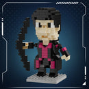 Micro Blocos Heróis HeroBrick — Bonecos Colecionáveis para Montar e Expor