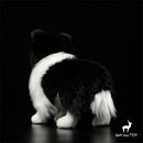Pelúcia Border Collie AmigoFiel — Realista de Verdade, do Pelo ao Olhar