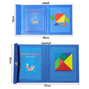Tangram Magnético FormaLinda — O Quebra-Cabeça de Madeira que Não Perde Peça