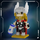 Micro Blocos Heróis HeroBrick — Bonecos Colecionáveis para Montar e Expor